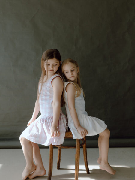 Rochie din bumbac 100% in carouri